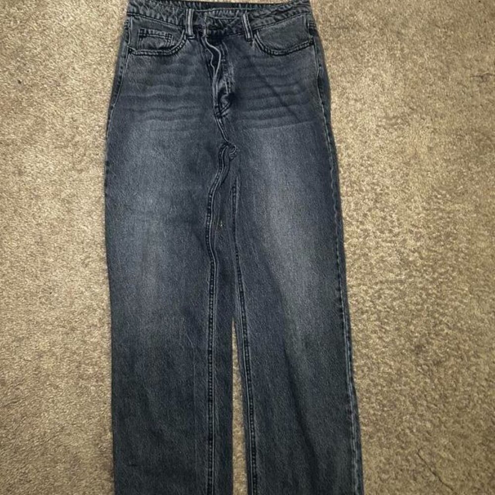Fashion Nova Women's Navy and Black Jeans